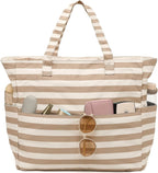 Beach Tote Bag Waterproof Wet Compartment Sandproof 36L