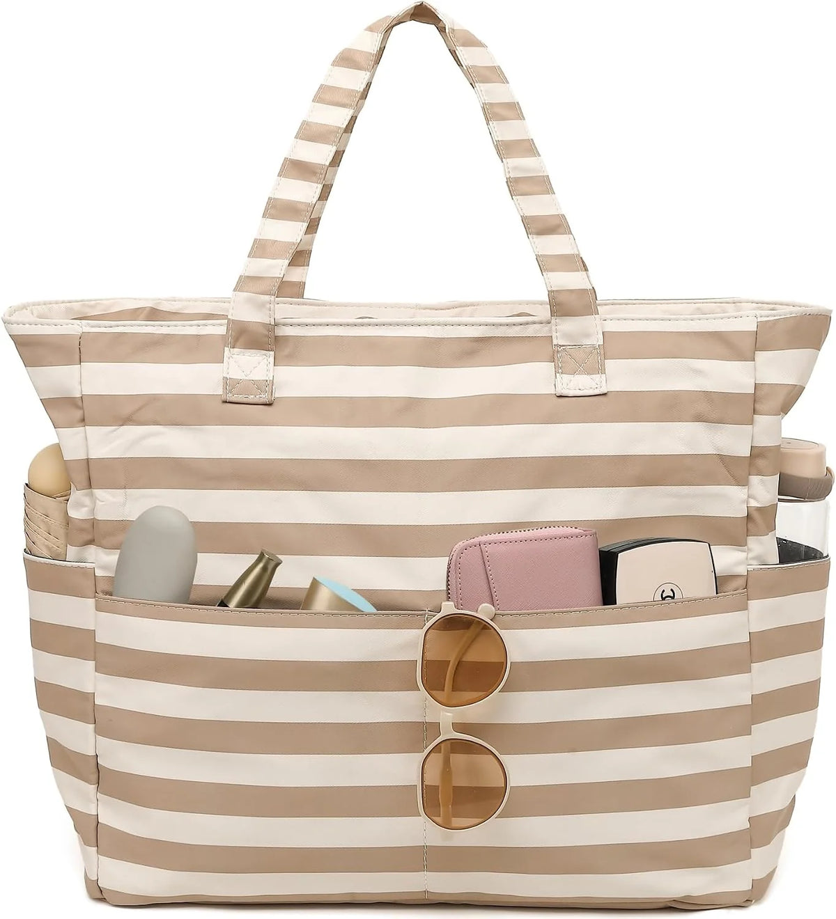 Beach Tote Bag Waterproof Wet Compartment Sandproof 36L