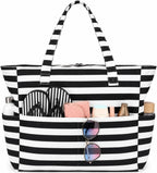 Beach Tote Bag Waterproof Wet Compartment Sandproof 36L