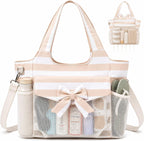 Beach Tote Bag Waterproof Wet Compartment Sandproof 36L