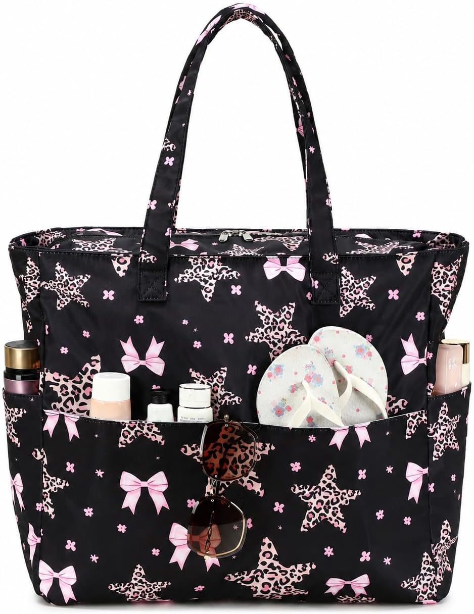 Beach Tote Bag Waterproof Wet Compartment Sandproof 36L