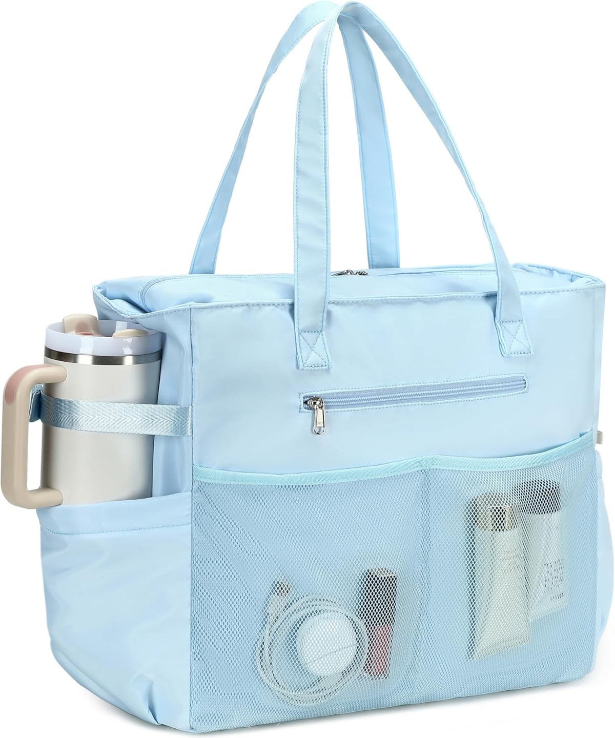 Beach Tote Bag Waterproof Wet Compartment Sandproof 36L