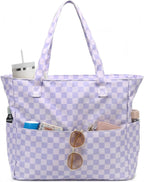 Beach Tote Bag Waterproof Wet Compartment Sandproof 36L