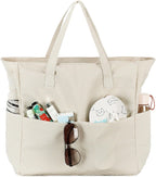 Beach Tote Bag Waterproof Wet Compartment Sandproof 36L