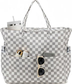 Beach Tote Bag Waterproof Wet Compartment Sandproof 36L