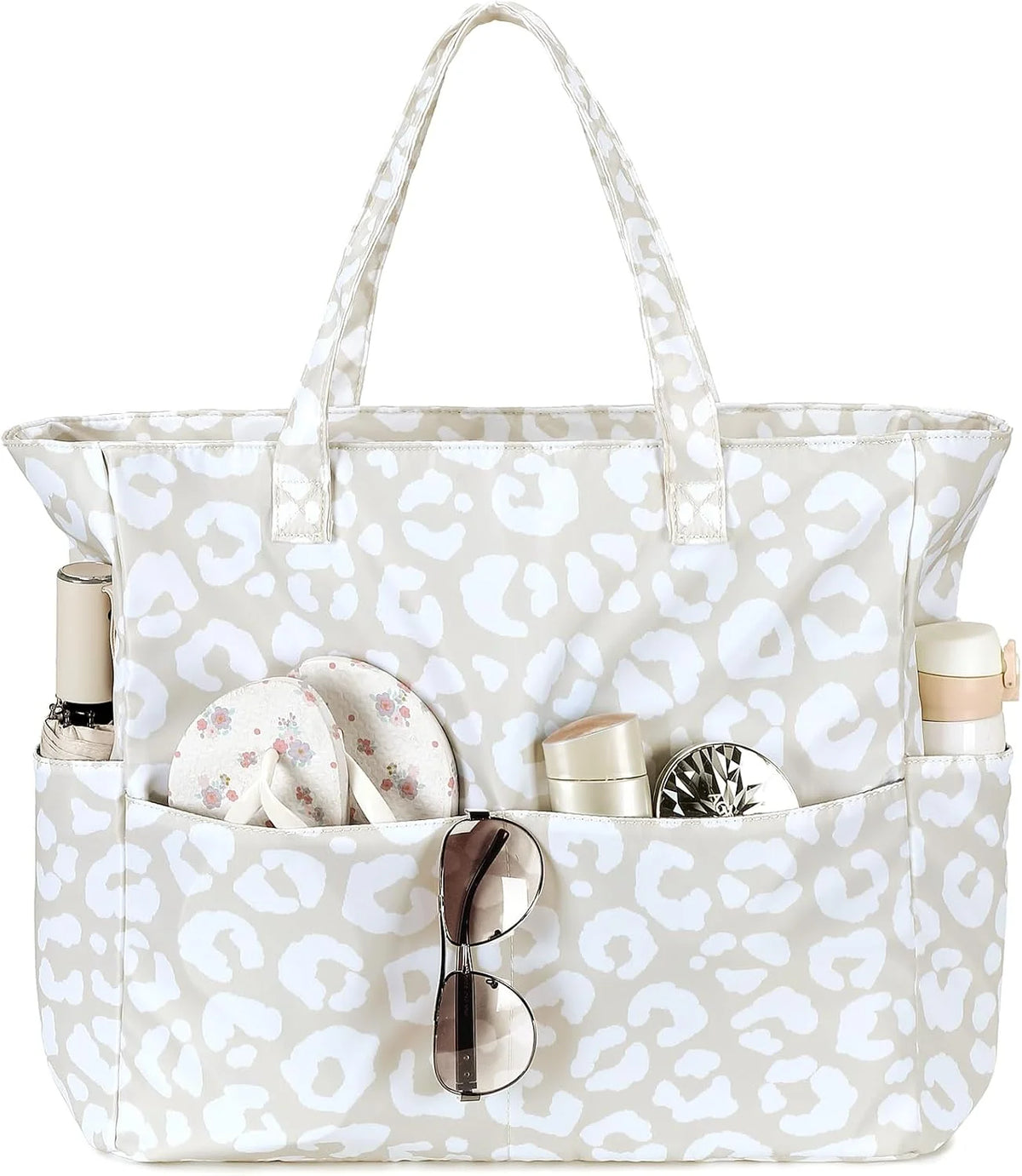 Beach Tote Bag Waterproof Wet Compartment Sandproof 36L