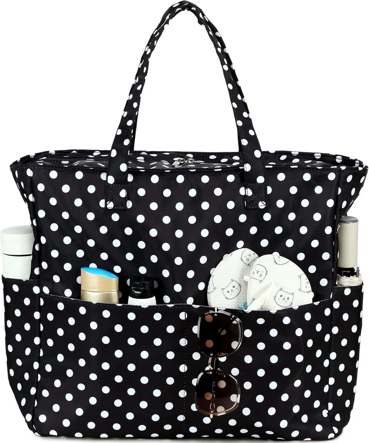 Beach Tote Bag Waterproof Wet Compartment Sandproof 36L
