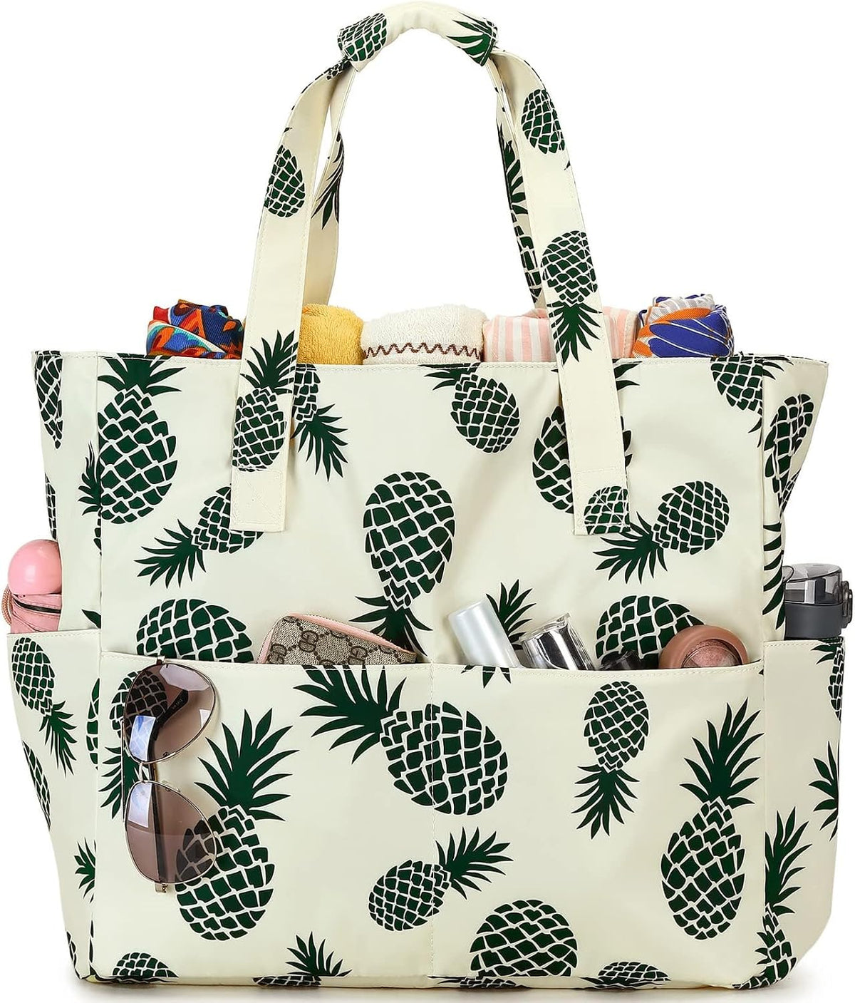 Beach Tote Bag Waterproof Wet Compartment Sandproof 36L