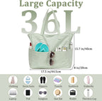 Beach Tote Bag Waterproof Wet Compartment Sandproof 36L