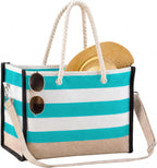 Beach Tote Double-Layer Waterproof Multiple Pockets