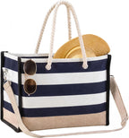 Beach Tote Double-Layer Waterproof Multiple Pockets