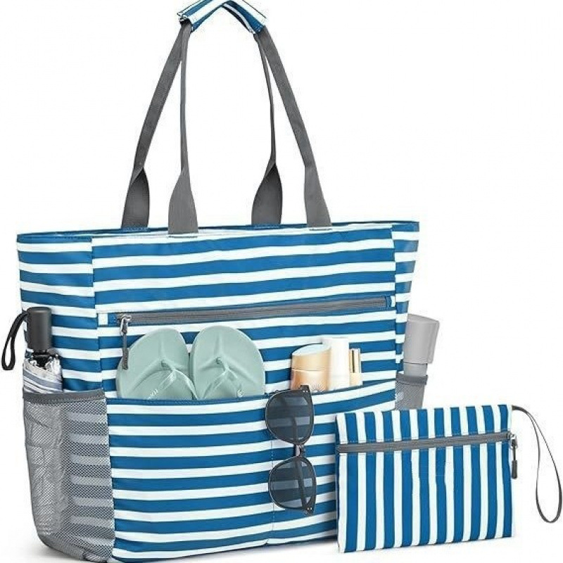 Beach Tote Extra Large Waterproof 13 Pockets