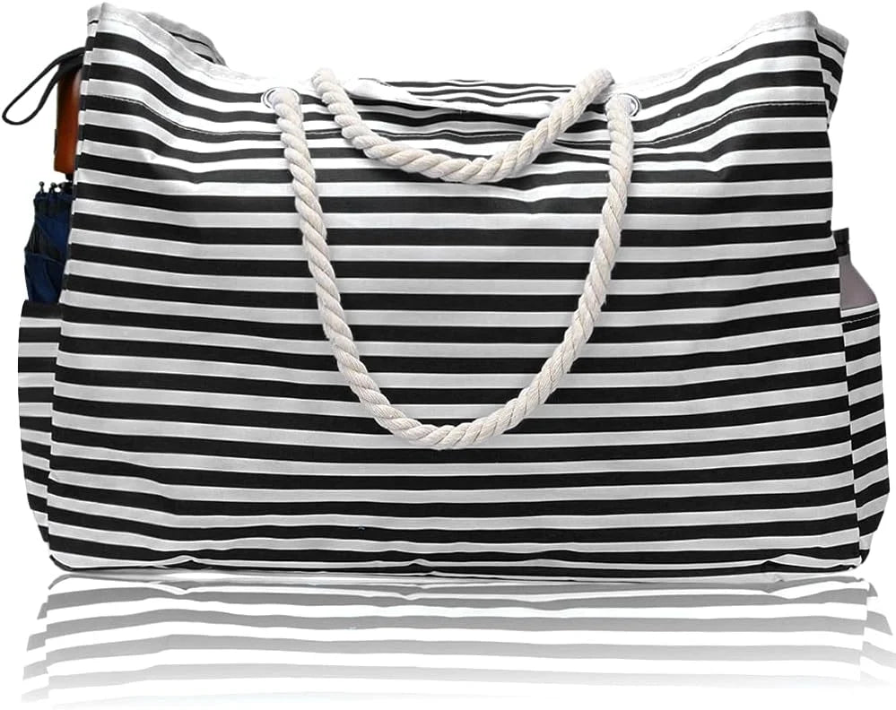 Beach Tote Extra Large Waterproof Polyester With Pouch