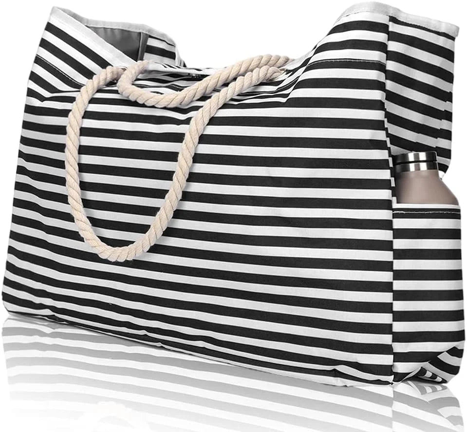 Beach Tote Extra Large Waterproof Polyester With Pouch