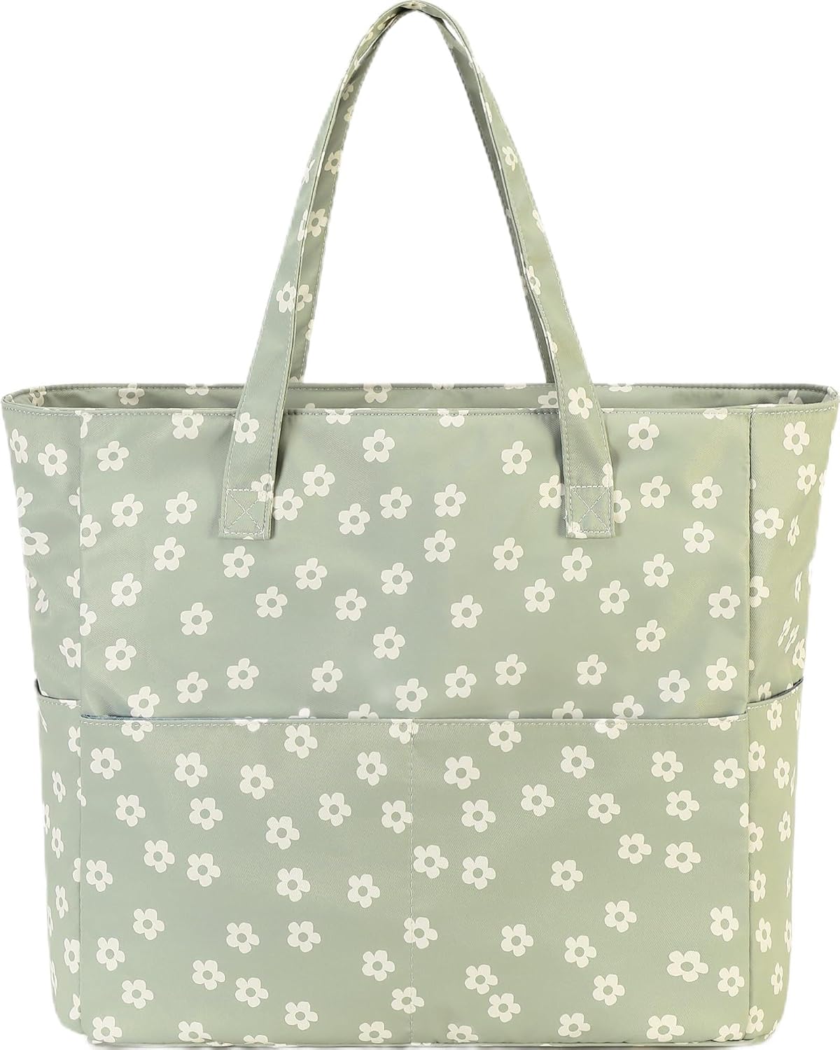 Beach Tote Extra Large Waterproof Wet Compartment & Tumbler Pocket