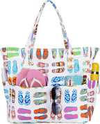 Beach Tote Wet Compartment Sandproof & Lightweight