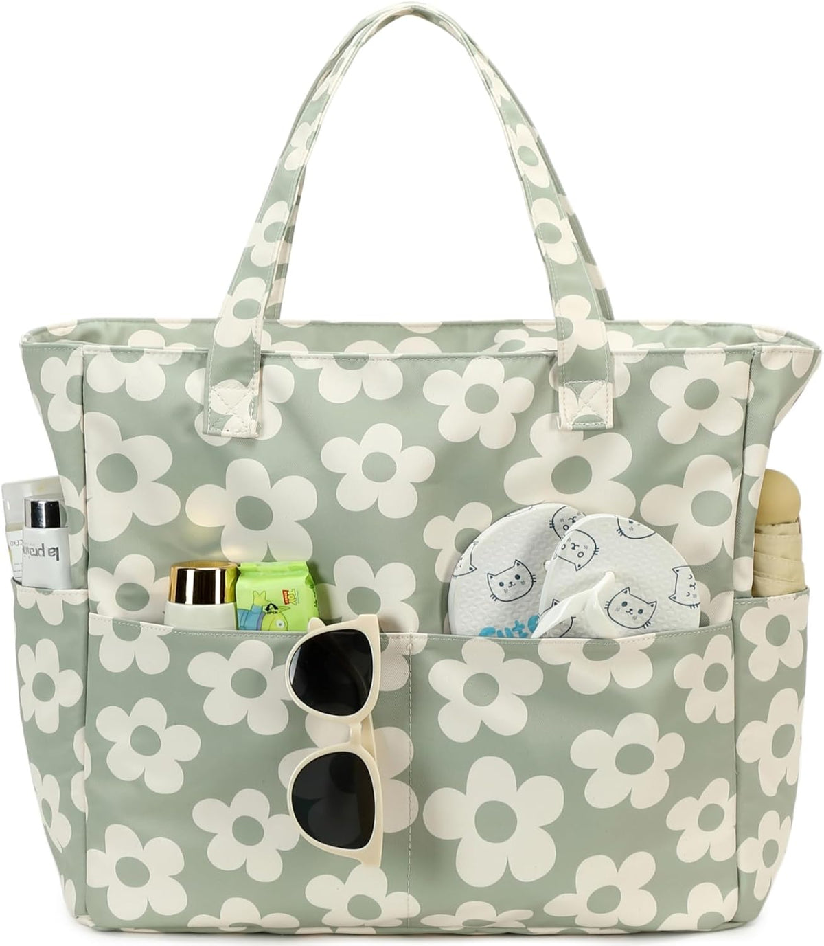 Beach Tote Wet Compartment Sandproof & Lightweight