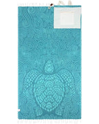 Beach Towel Convertible Backpack Sand-Resistant Quick-Drying Organic Cotton