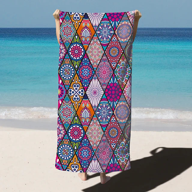 Beach Towel Extra-Large Quick-Dry Microfiber
