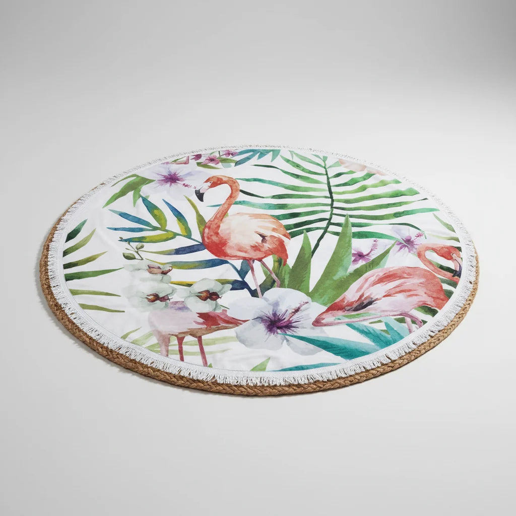 Beach Towel Round Oversized Soft Polyester
