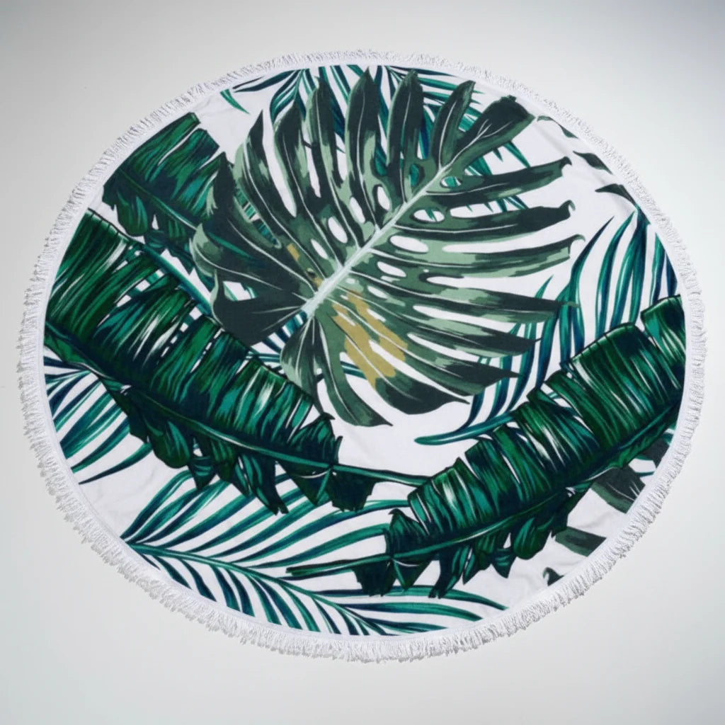 Beach Towel Round Oversized Soft Polyester