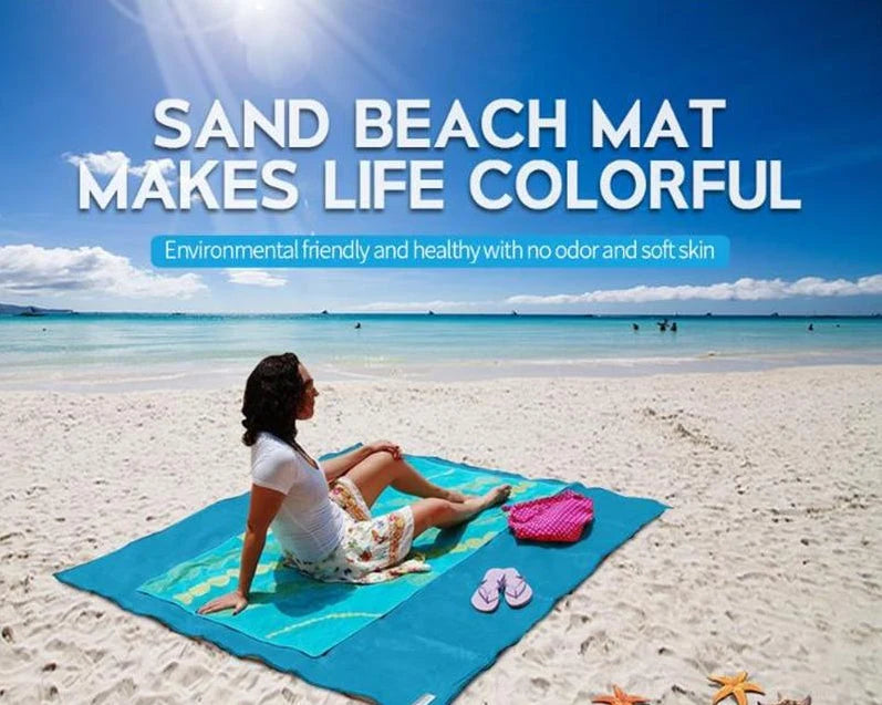 Beach Towel Sand-Repellent Membrane XXL Lightweight & Packable