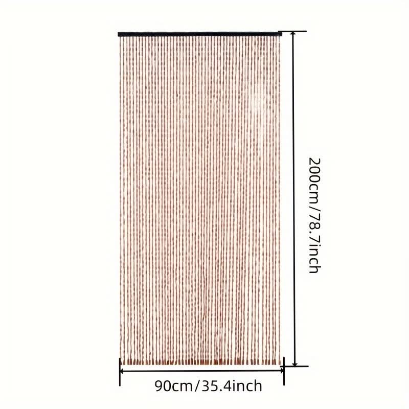 Bead Curtain Bamboo-Style Lightweight 52 Strands