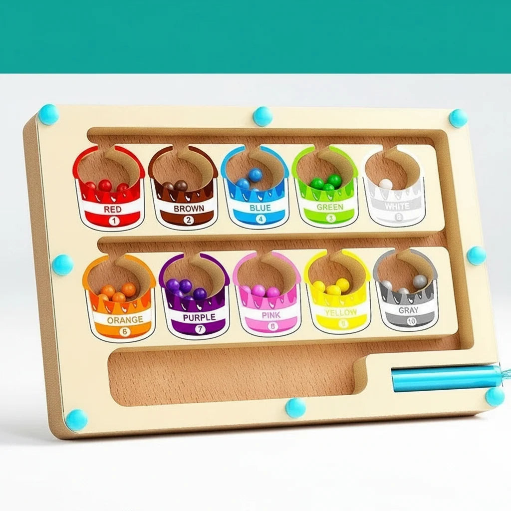 Bead Maze Toy Magnetic Pen-Guided Non-Toxic Ages 3+