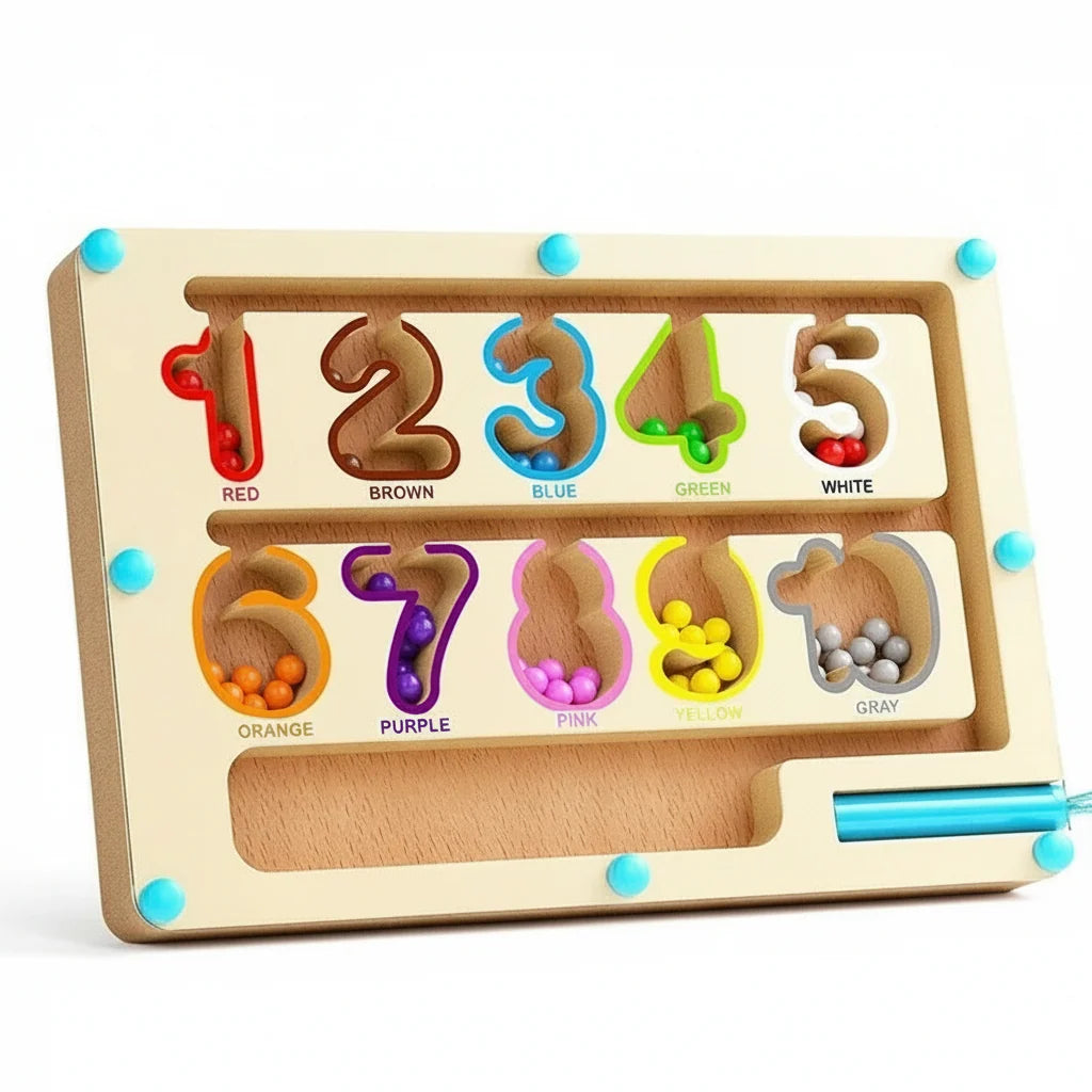 Bead Maze Toy Magnetic Pen-Guided Non-Toxic Ages 3+