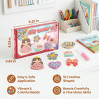 Bead Painting Kit Sorted Beads & Templates