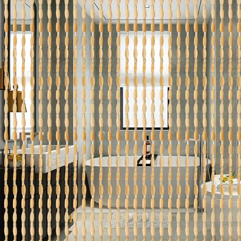 Beaded Door Curtain Bamboo-Like 52 Strands