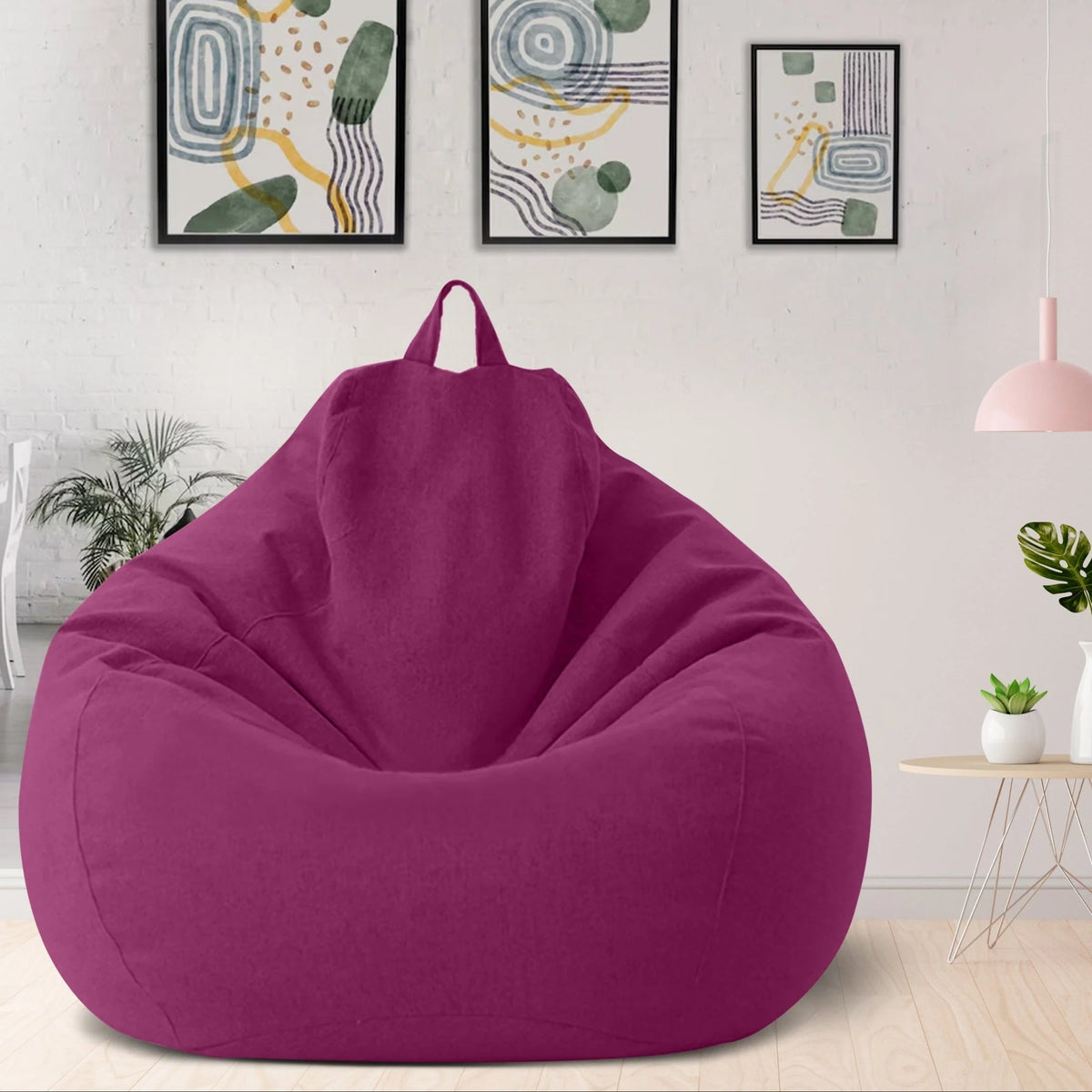 Bean Bag Cover Ergonomic Polyester Removable & Machine-Washable