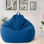 Bean Bag Cover Linen-Look Polyester Removable & Machine-Washable