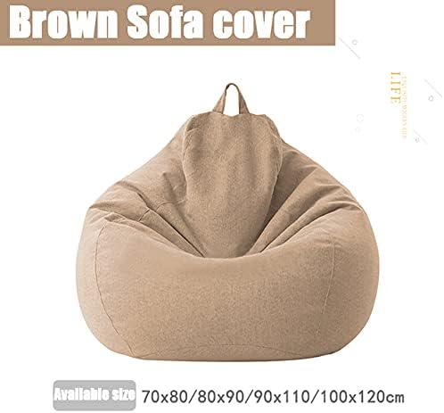Bean Bag Cover Linen-Look Removable & Washable