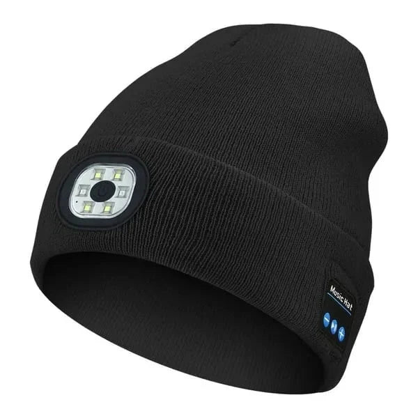 Beanie Hands-Free LED Light & Bluetooth Audio Machine Washable