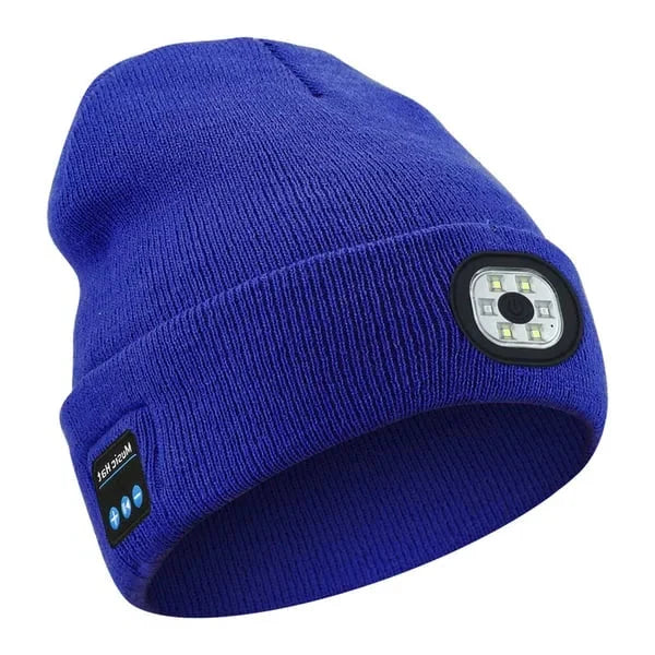 Beanie Hands-Free LED Light & Bluetooth Audio Machine Washable