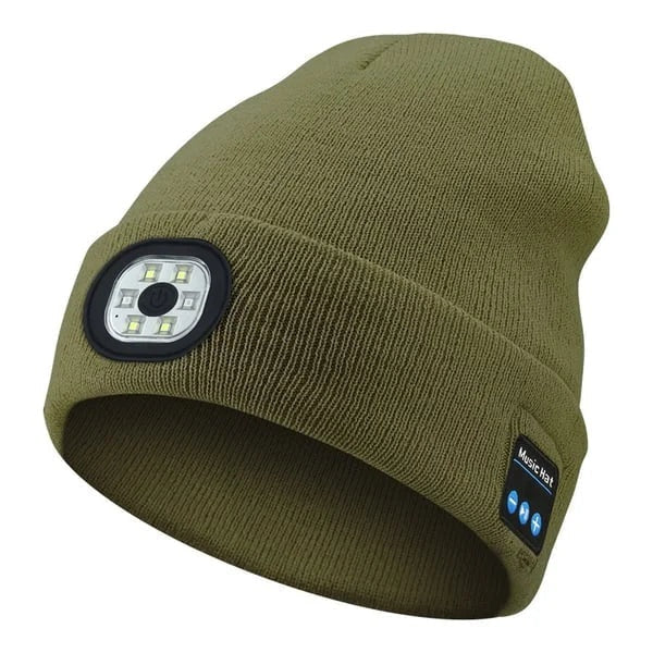 Beanie Hands-Free LED Light & Bluetooth Audio Machine Washable