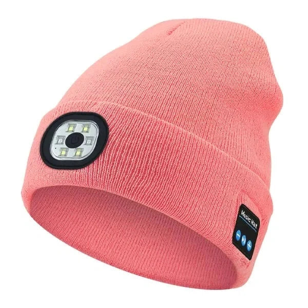 Beanie Hands-Free LED Light & Bluetooth Audio Machine Washable