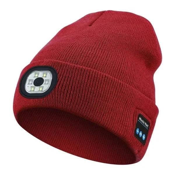 Beanie Hands-Free LED Light & Bluetooth Audio Machine Washable