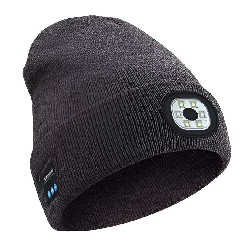 Beanie Hands-Free LED Light & Bluetooth Audio Machine Washable