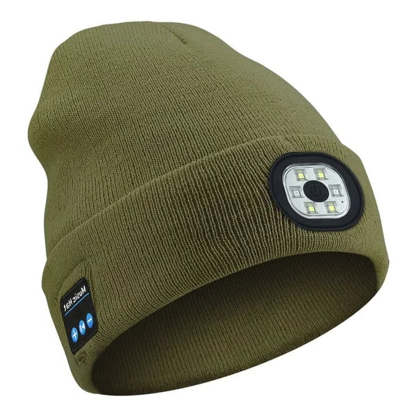 Beanie Hands-Free LED Light & Bluetooth Audio Machine Washable