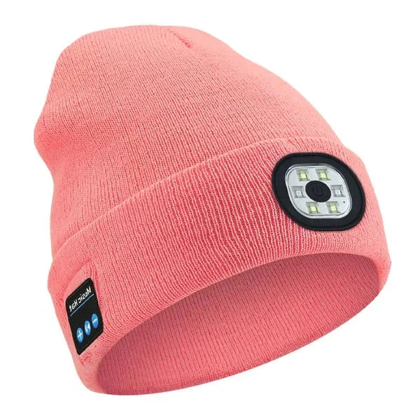 Beanie Hands-Free LED Light & Bluetooth Audio Machine Washable
