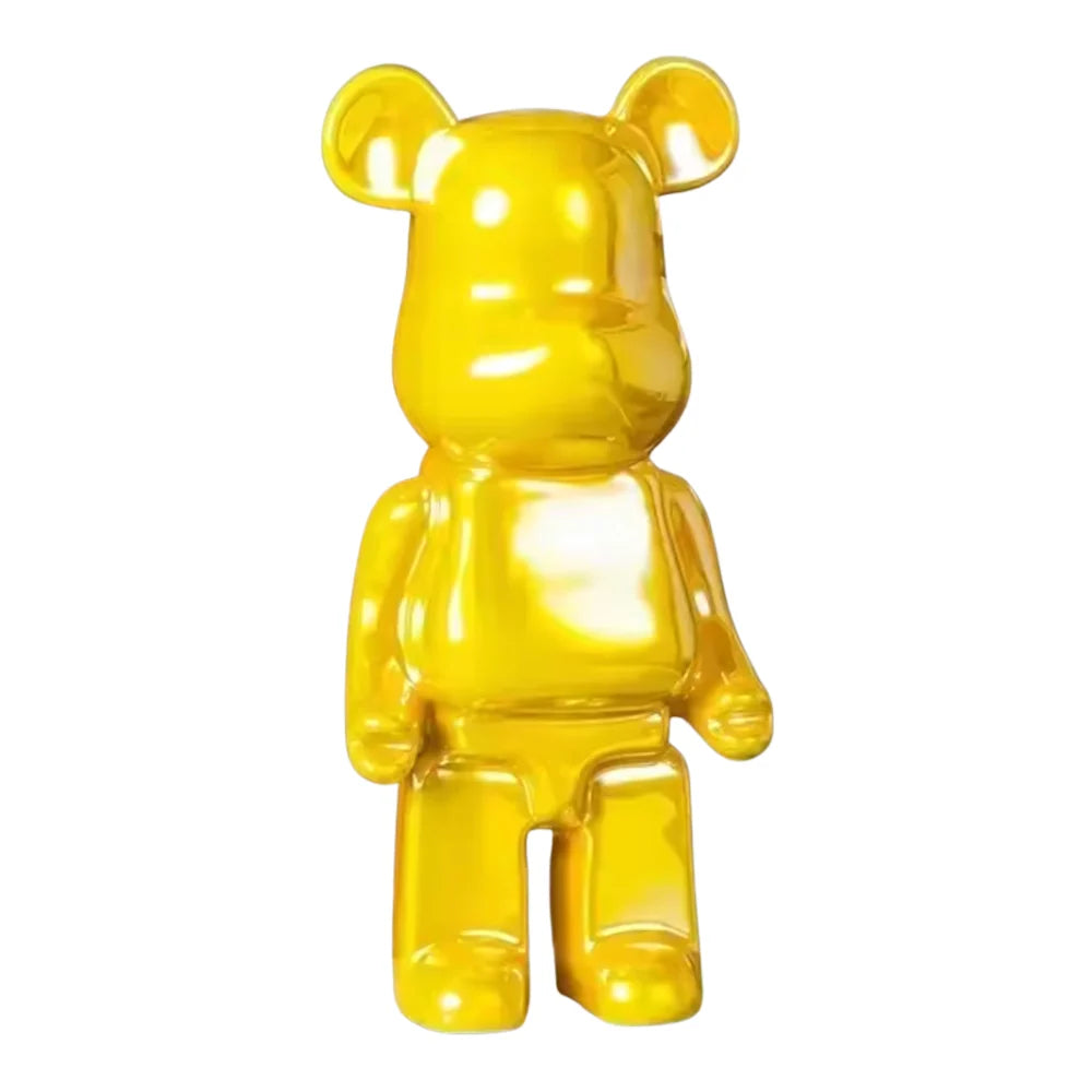 Bear Sculpture Handmade Resin 11 Inch