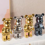 Bear Sculpture Handmade Resin 11 Inch