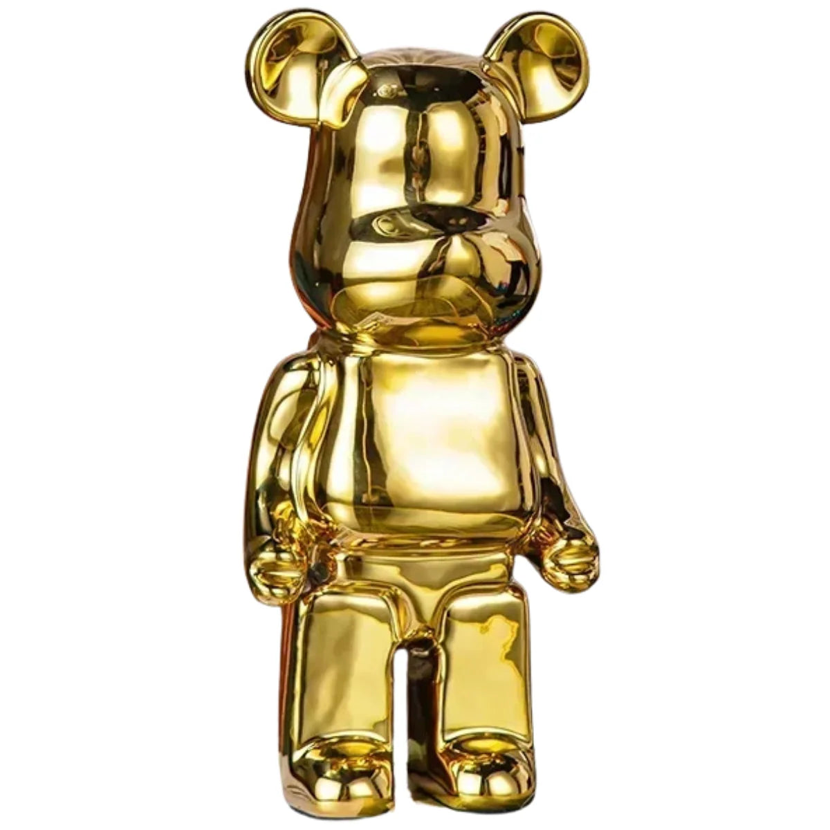 Bear Sculpture Handmade Resin 11 Inch