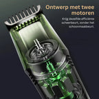 Beard & Body Trimmer Vacuum Collection Waterproof USB Rechargeable
