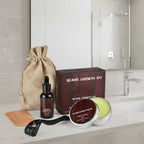 Beard Growth Kit Dermaroller & Nourishing Oils
