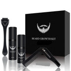 Beard Growth Kit Dermaroller & Nourishing Oils