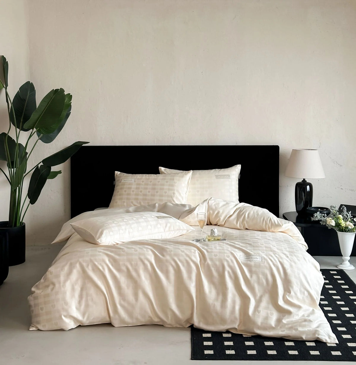 Bed Linen Set Cotton Satin Matte Finish