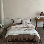 Bed Linen Set French Country Floral Cotton Percale